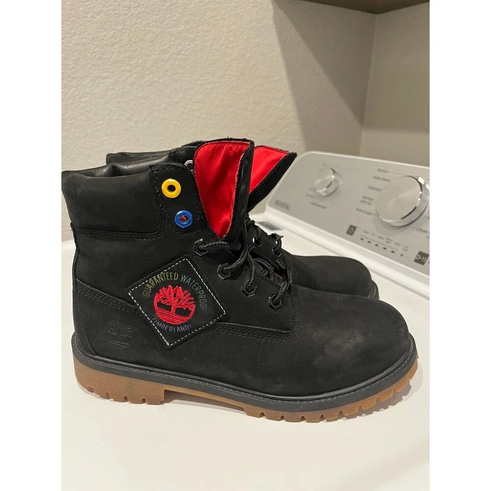Timberland 6-Inch Premium Waterproof Boots – Men’s US 7 – Black Champion